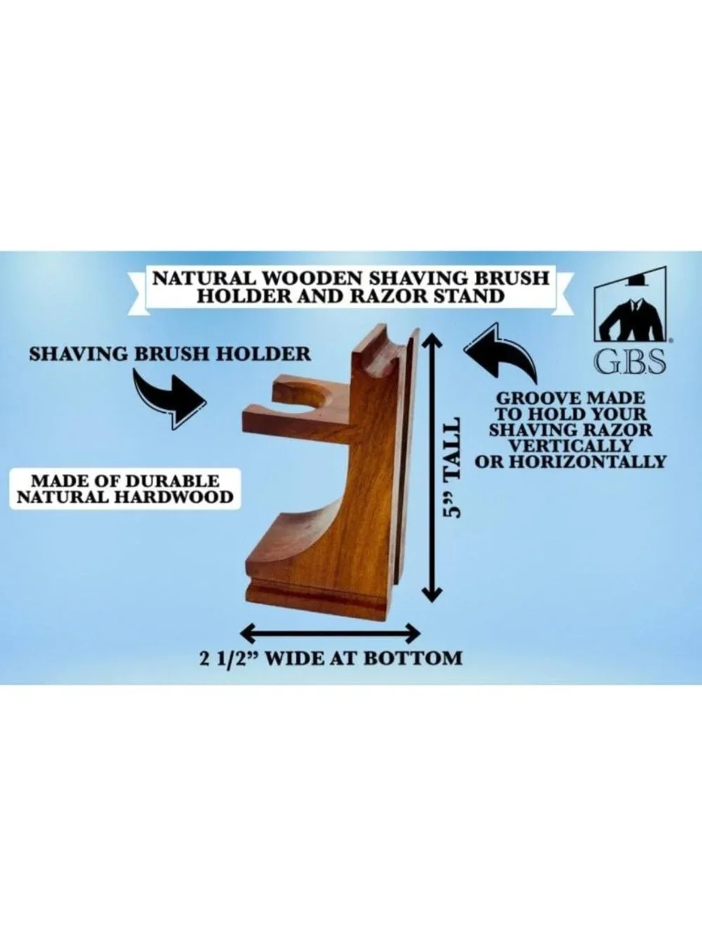 Classic Wooden Shaving Set for Men | Luxury Grooming Kit & Accessories